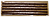 VL-362 Жгуты PREMA коричневые, 200мм (толстые)